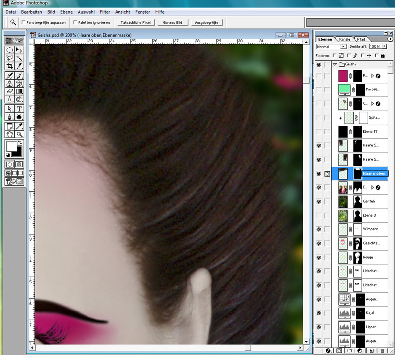 Portrait Geisha Makeup 16