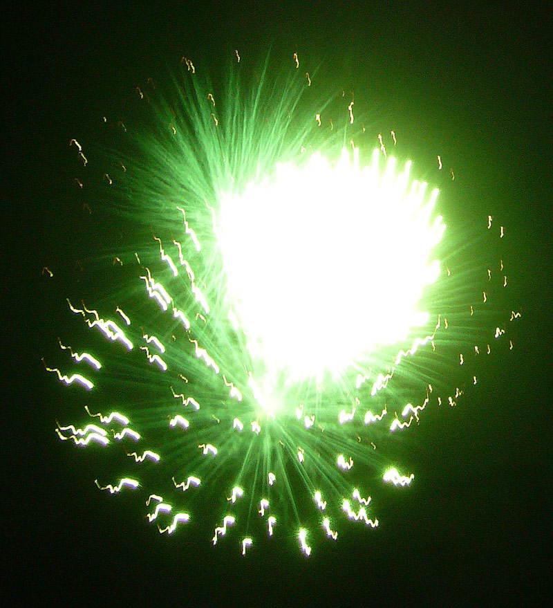 Komet Feuerwerk