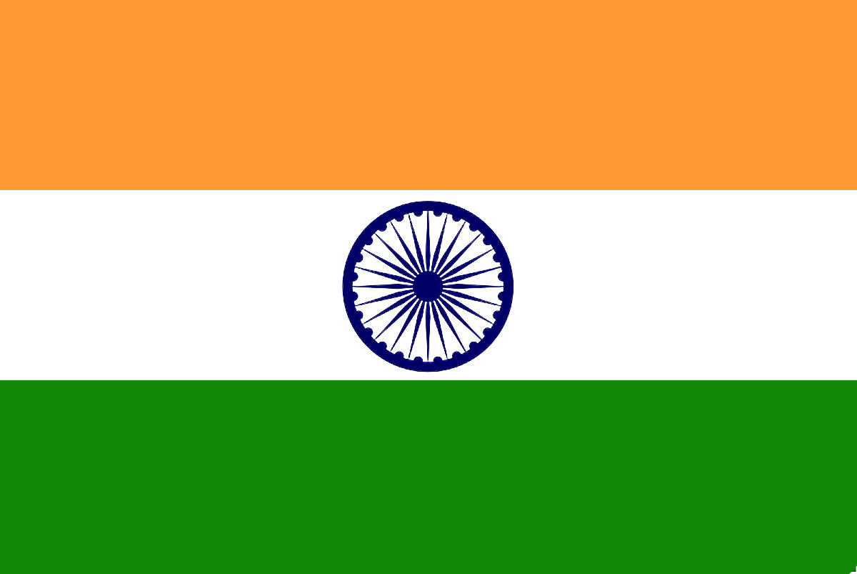 Indien Flagge Fahne